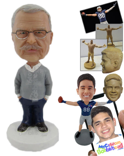 Smart Gentleman in Awesome Formals Personalized Bobblehead