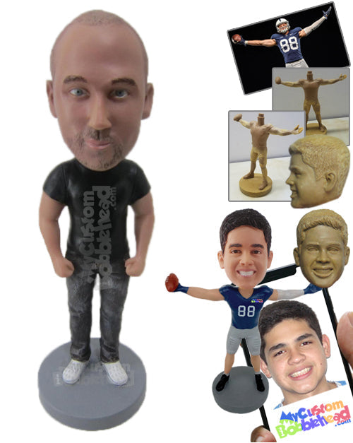 Muscular Hunk with a Strong Build Personalized Bobblehead