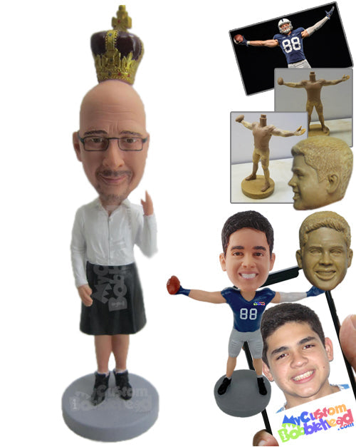 Male in Funky Attire Personalized Bobblehead