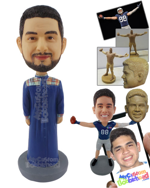 Good Looking Man Wearing His Cultural Dress Personalized Bobblehead