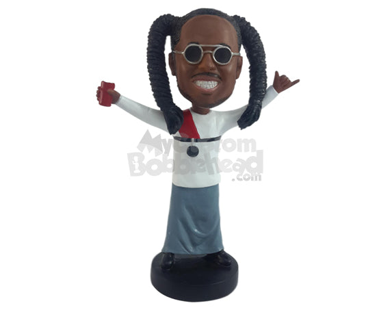 Custom Bobblehead Fashionable good looking man qith traditional clothing ready to roll - Leisure & Casual Casual Males Personalized Bobblehead & Action Figure