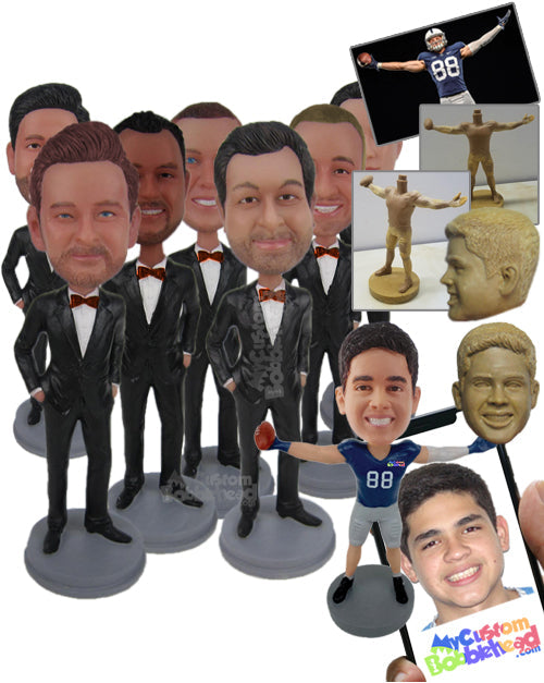 Groomsman, Bestmen & Bridal Party Personalized Bobblehead