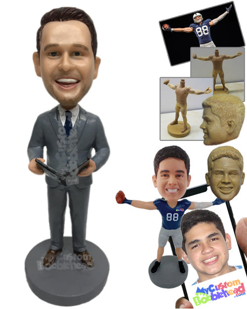 Wedding Officiant Ready to Marry Couple Personalized Bobblehead