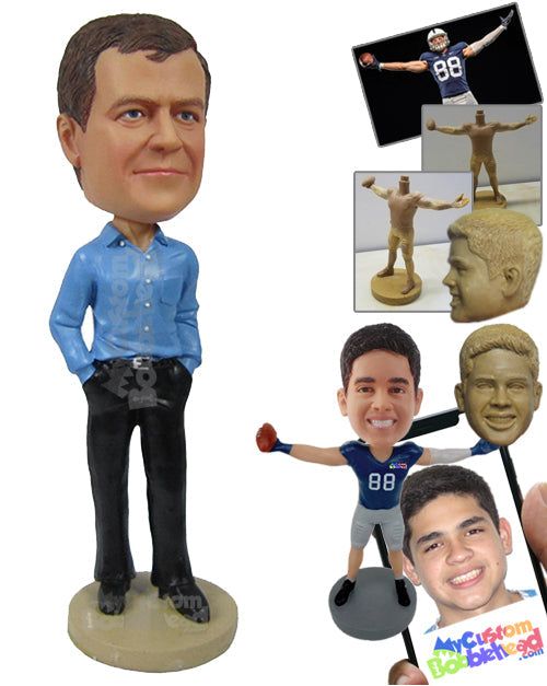 Businessman Wearing Formal Attire Personalized Bobblehead