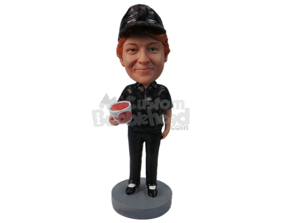 KFC Server Selling Products Personalized Bobblehead