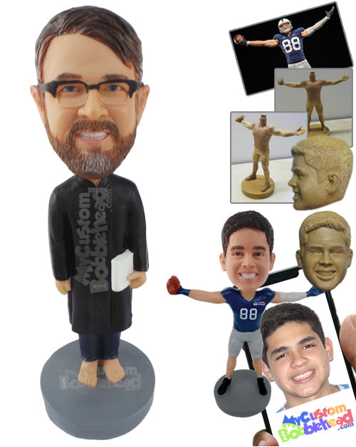 Cultural Man Ready to Preach Personalized Bobblehead