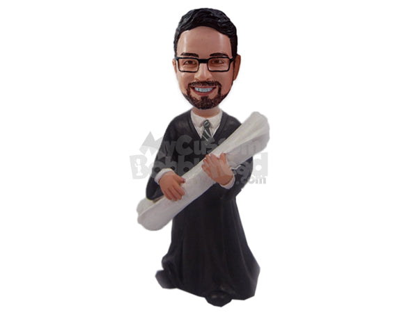 Lawyer Professional Ready to Fight for Justice Personalized Bobblehead