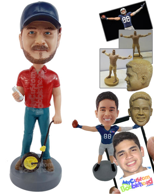 Foreman Ready to Measure the World Personalized Bobblehead