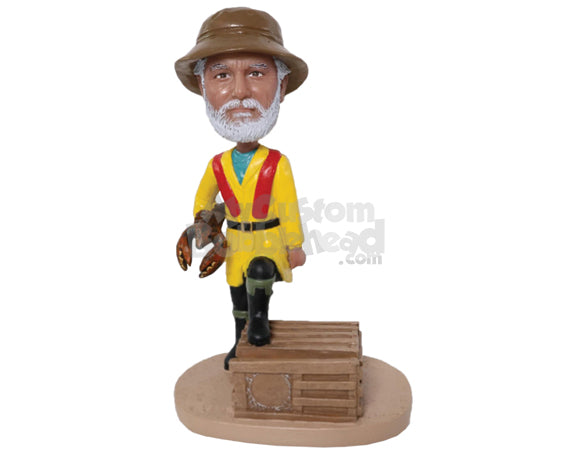 Lobster Fisherman Personalized Bobblehead