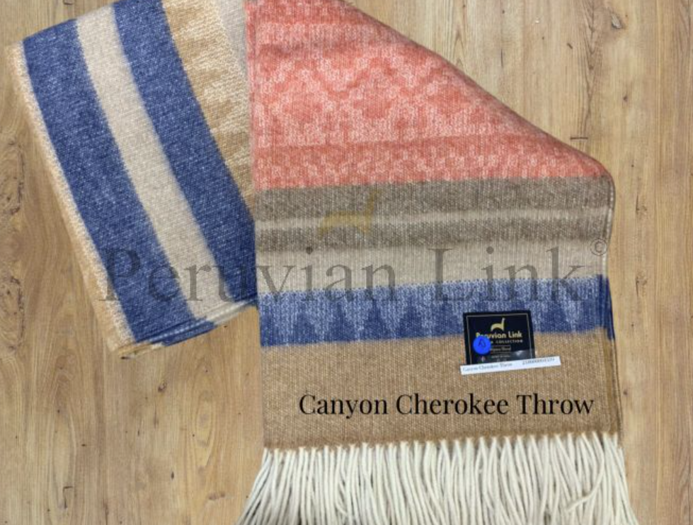 Cherokee Alpaca & Wool Throw