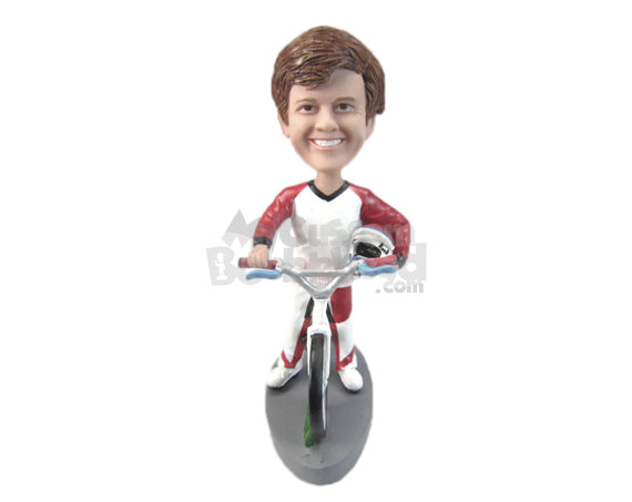 BMX Cyclist Dude Personalized Bobblehead