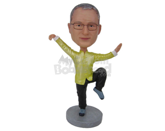 Custom Bobblehead Martial Art Professional Teaching Some Kung Fu - Sports & Hobbies Boxing & Martial Arts Personalized Bobblehead & Cake Topper