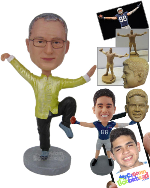 Martial Art Professional Teaching Some Kung Fu Personalized Bobblehead