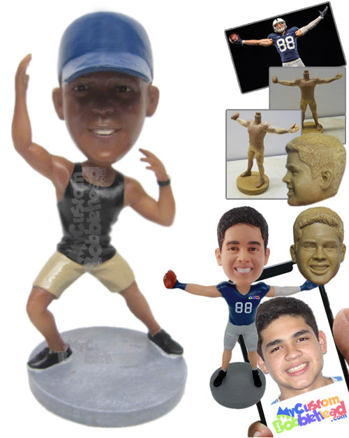 Muscular Male Dancer Dancing like a Pro Personalized Bobblehead