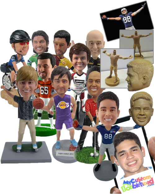 Sports, Hobbies and Miscellaneous Indoor and Outdoor Activities Personalized Bobblehead