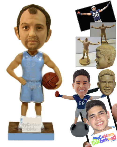 NBA Basketball Player Ready for the Game Personalized Bobblehead