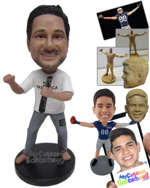 Martial Arts Instructor Ready to Train Some Students Personalized Bobblehead