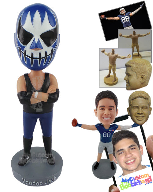 Wrestler Wearing a Mask Personalized Bobblehead