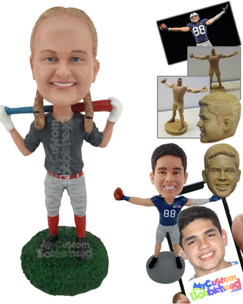 Baseball Batsman Personalized Bobblehead