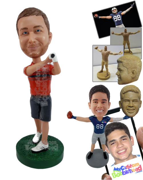 Golfer Who Just Hit His Shot Personalized Bobblehead