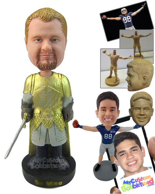 Gladiator with a Sword Personalized Bobblehead