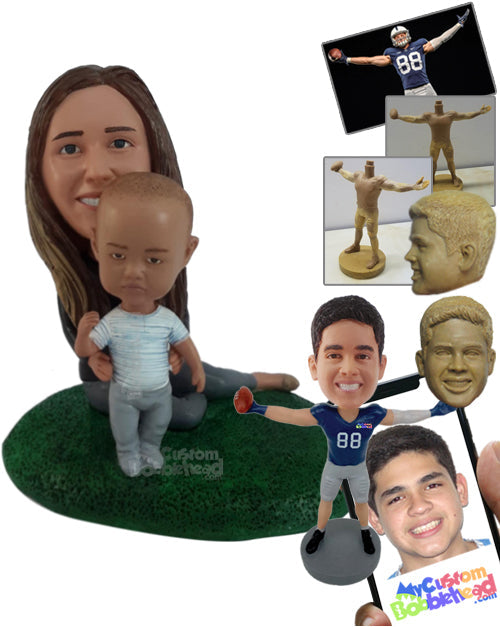 Woman with Child Personalized Bobblehead