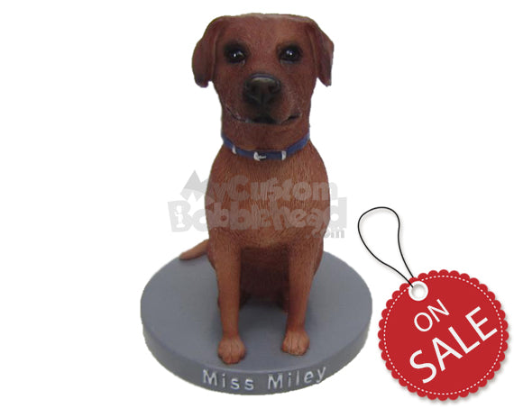 Custom Bobblehead Pet Labrador Golden Retriever Dog - Pets & Animals Dogs Personalized Bobblehead & Cake Topper