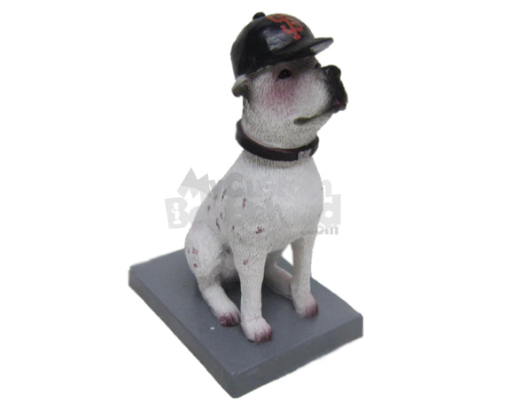 Custom Bobblehead Adorable Pet Dog Ready To Be Trained - Pets & Animals Dogs Personalized Bobblehead & Cake Topper