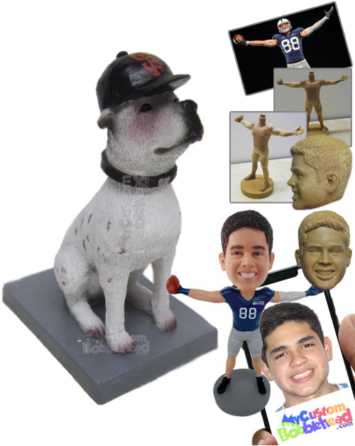 Adorable Pet Dog Ready to Be Trained Personalized Bobblehead