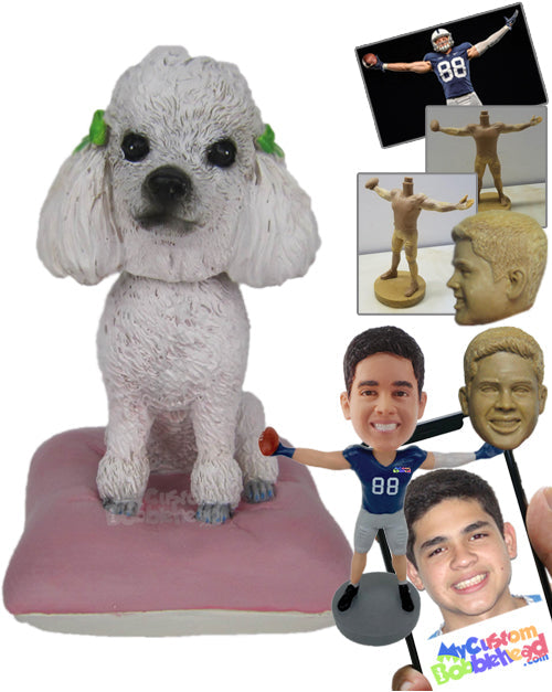 Poodle Pet Dog Personalized Bobblehead