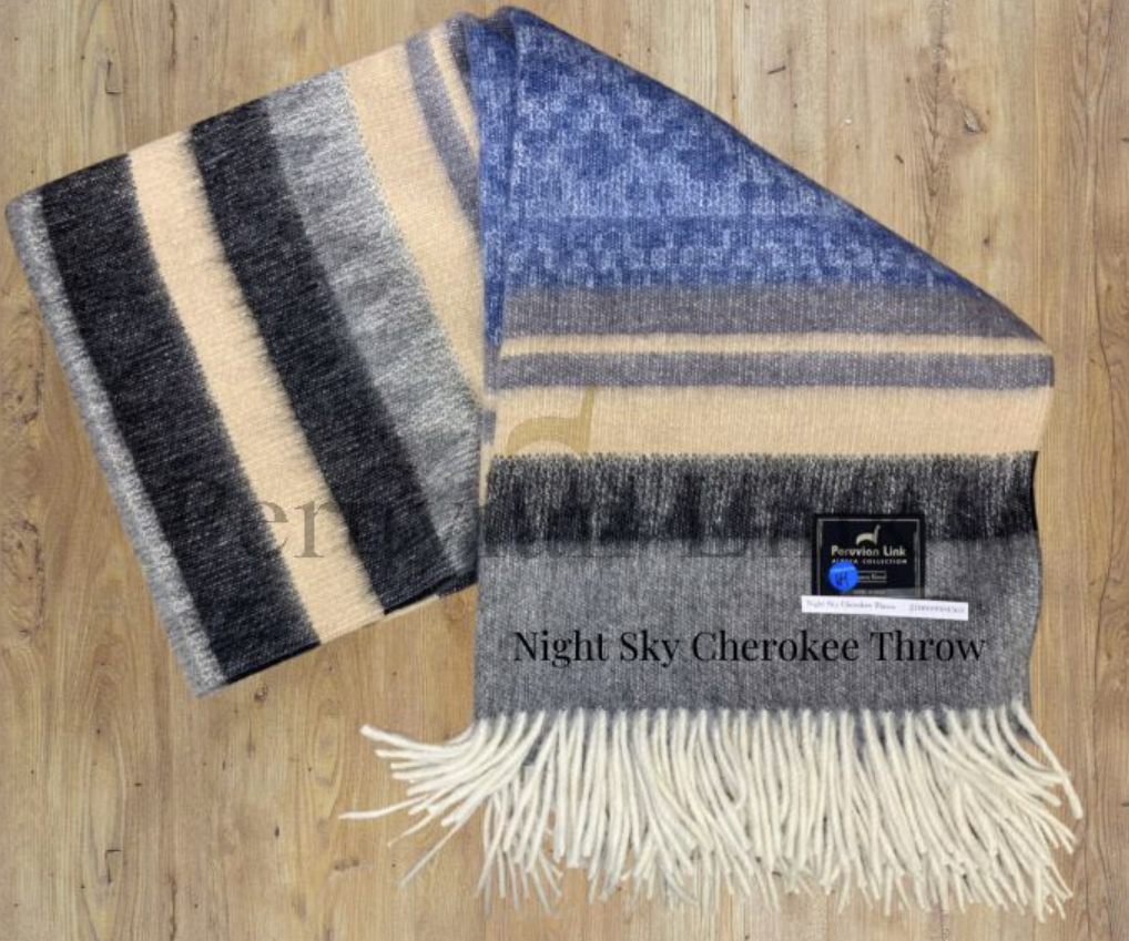 Cherokee Alpaca & Wool Throw