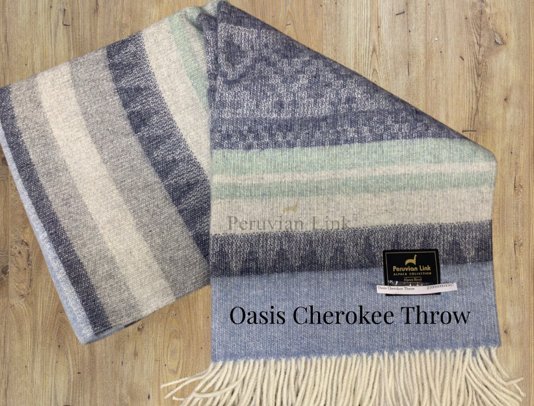 Cherokee Alpaca & Wool Throw