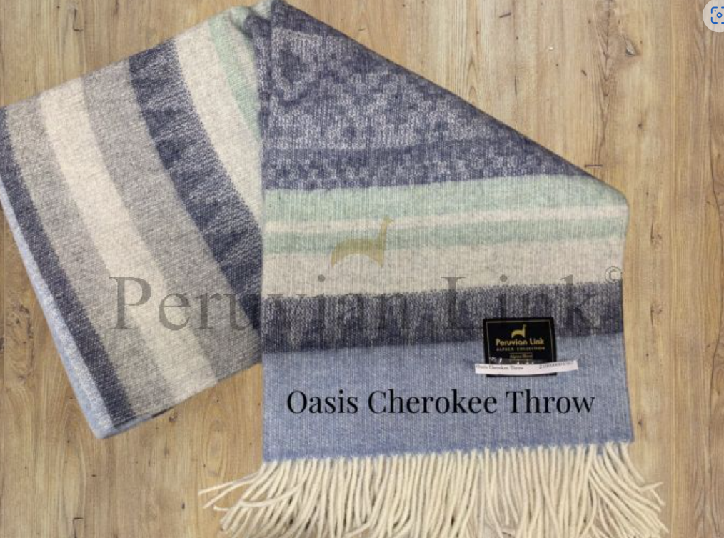 Cherokee Alpaca & Wool Throw