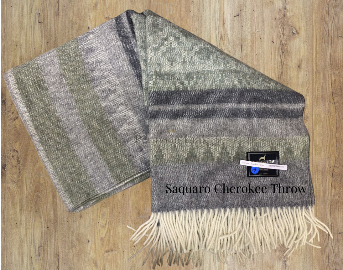 Cherokee Alpaca & Wool Throw