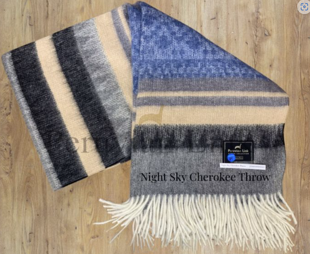 Cherokee Alpaca & Wool Throw