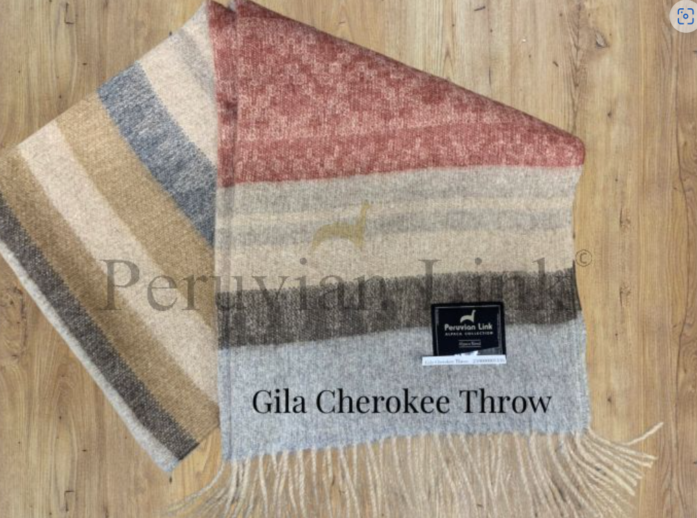 Cherokee Alpaca & Wool Throw