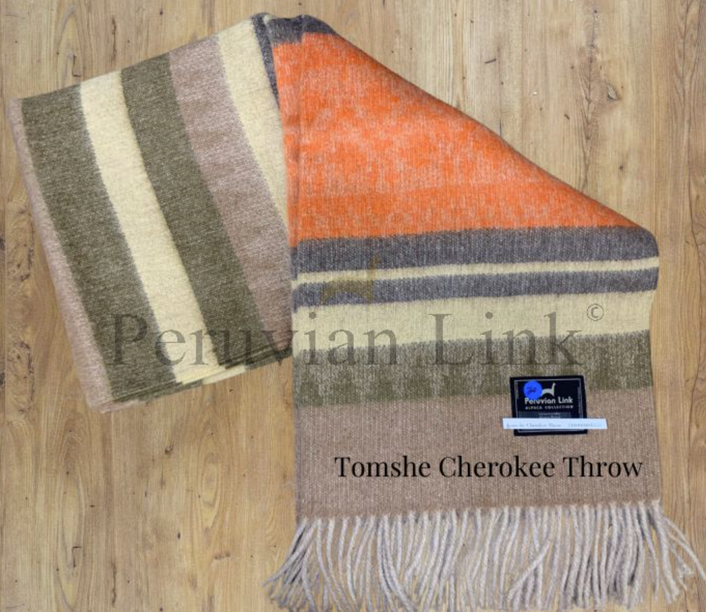 Cherokee Alpaca & Wool Throw