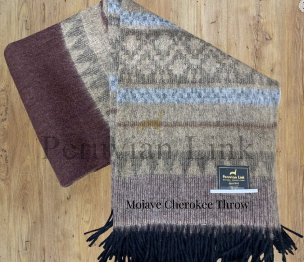 Cherokee Alpaca & Wool Throw