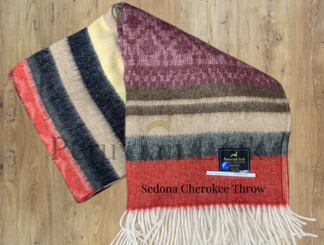 Cherokee Alpaca & Wool Throw