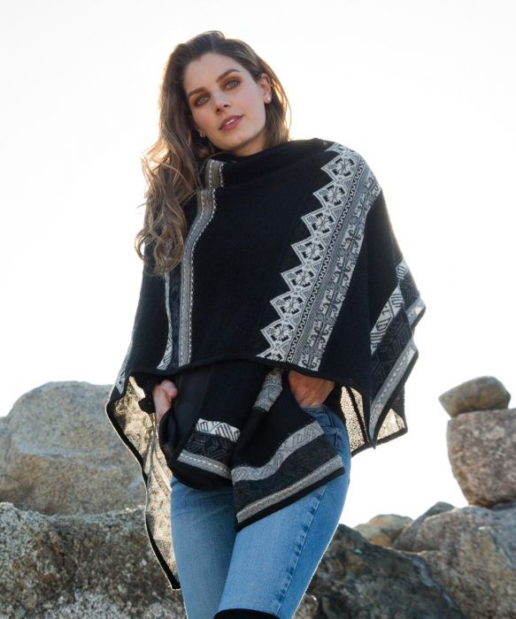 NEW:  COLCA CANYON ALPACA RUANA